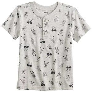 NEW Disney's Mickey & Friends Toddler Boy Henley Tee 5T Shirt by Jumping Beans
